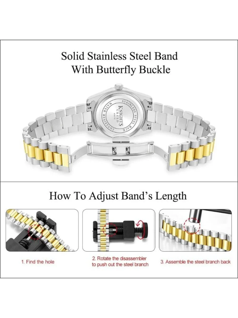 Women's Silver Green Crystal Accented Dial Solid Stainless Steel Band Wristwatch